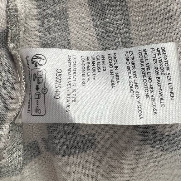 Maeve linen blend printed Maxi Skirt - Picture 7 of 9